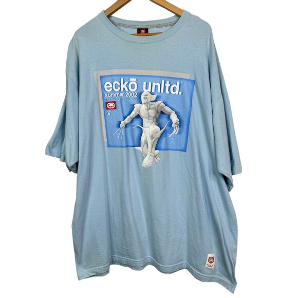 Vintage Ecko Unltd Marvel 02 Wolverine Black Rhino The Classic 1972 Tee Size XXL - Picture 1 of 11